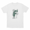 Fleet Letter F Unisex T Shirt White